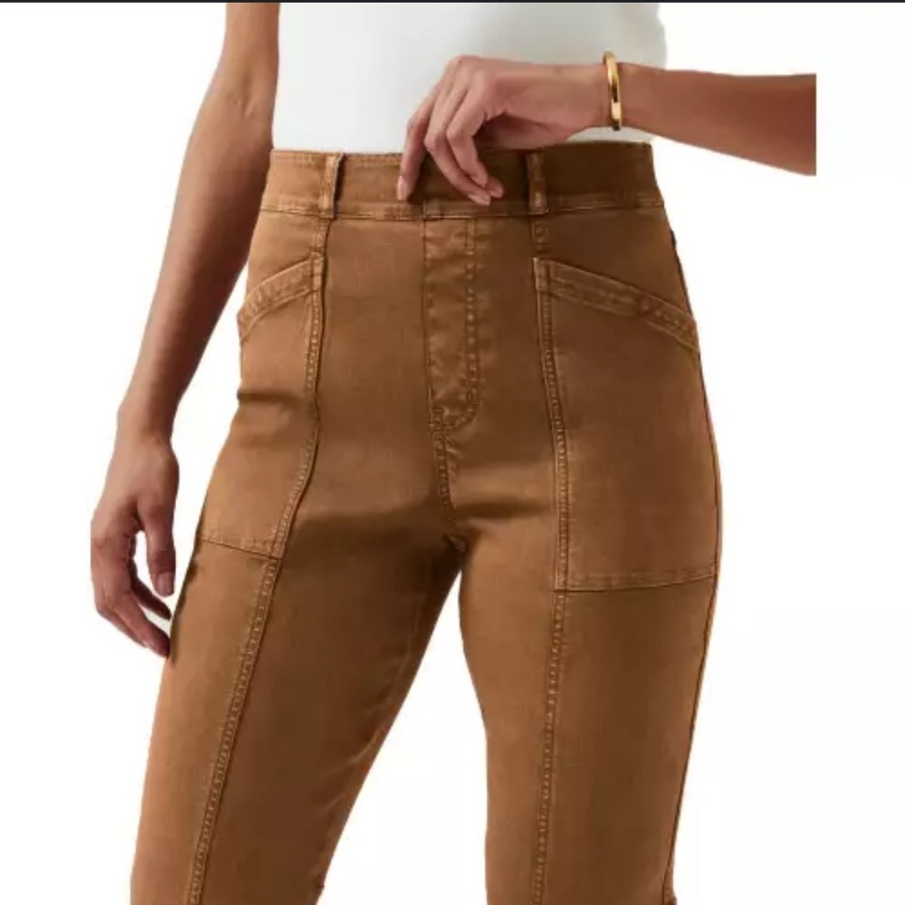 SPANX Acron Stretch Twill Straight Leg Pants Size XL NWT
